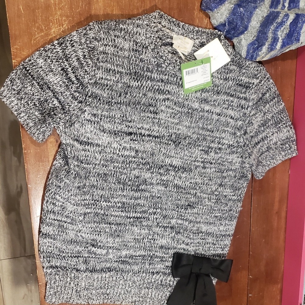 Kate Spade bow collared sweater new with tags